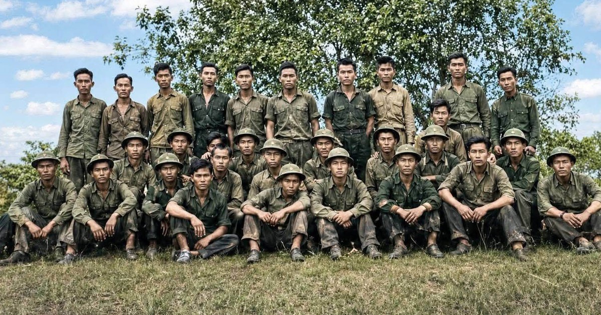 Đồng Nai: Phục dựng ảnh tập thể tìm thấy trong mộ liệt sĩ ở xã Minh Đức