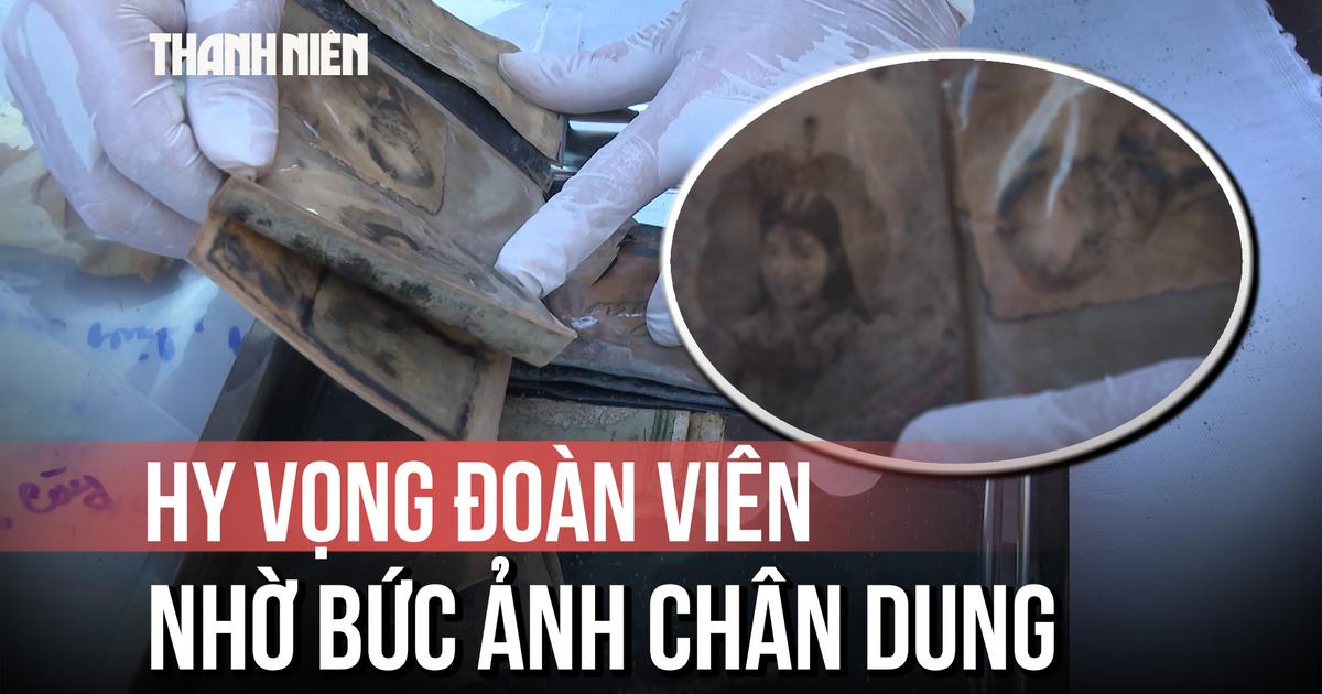 Quảng Ngãi: Phát hiện 2 ảnh chân dung trong di vật liệt sĩ