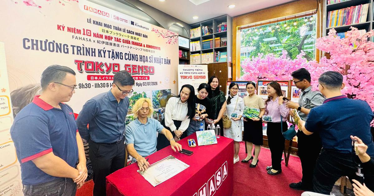 Vẽ chợ Bến Thành, mê nước dừa: Chuyến đầu đến Việt Nam của họa sĩ Tokyo Genso