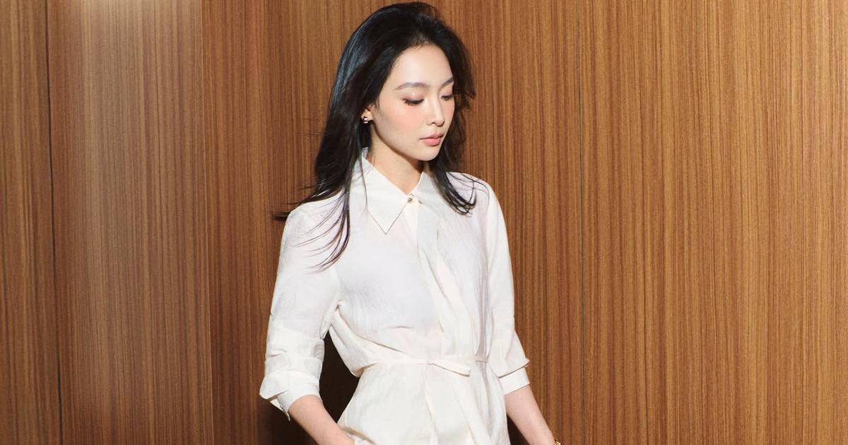 Áo sơ mi chiết eo, 'chìa khóa' tạo hiệu ứng eo thon