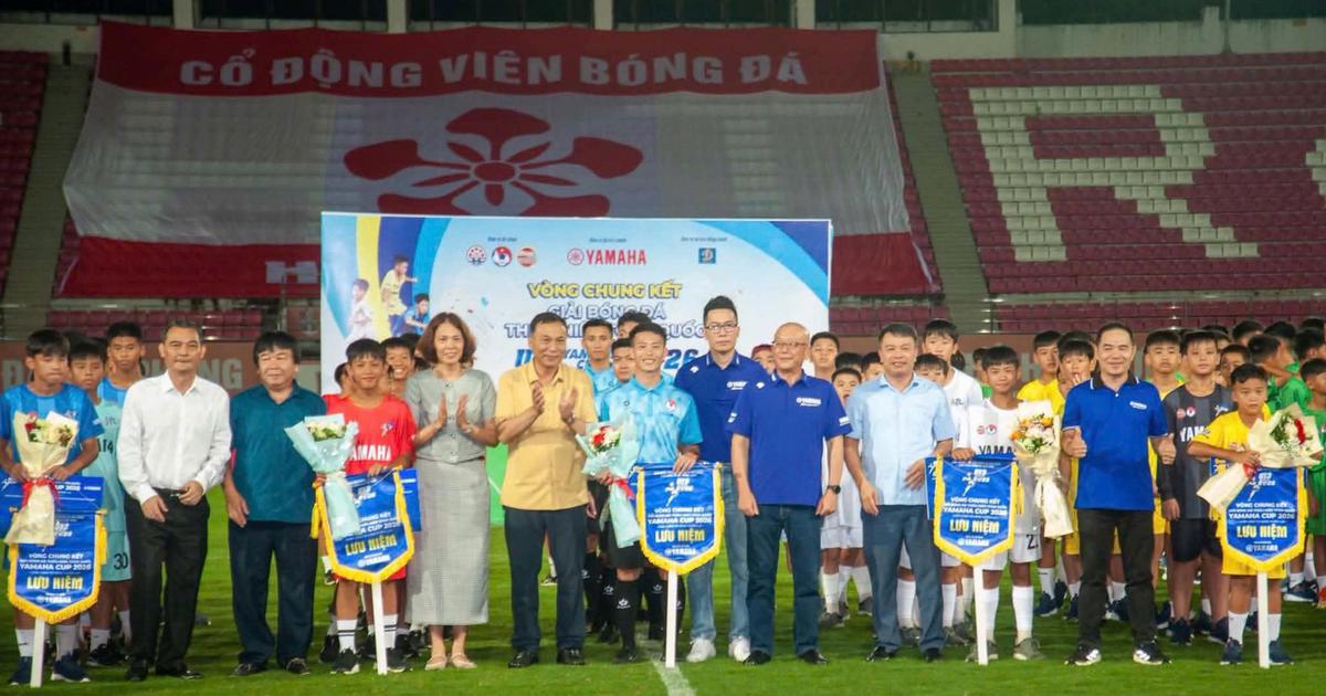 VCK giải bóng đá U.13 toàn quốc Yamaha Cup 2026 chính thức khai màn
