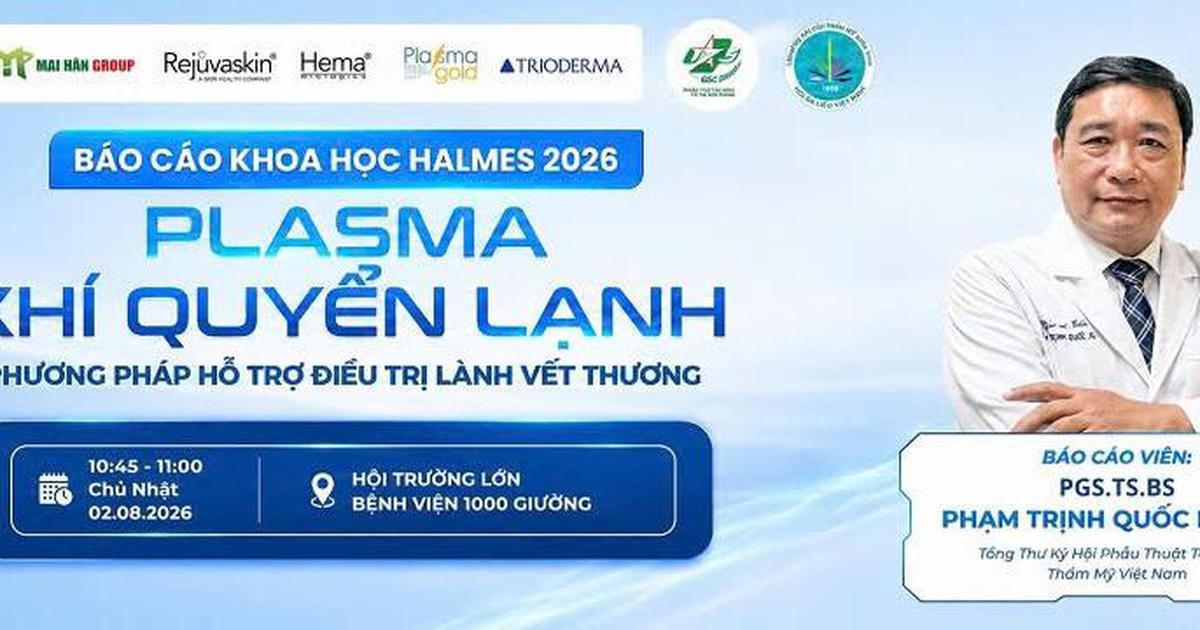 PGS-TS-BS Phạm Trịnh Quốc Khanh cùng phương pháp lành thương thế hệ mới tại HALMeS 2026