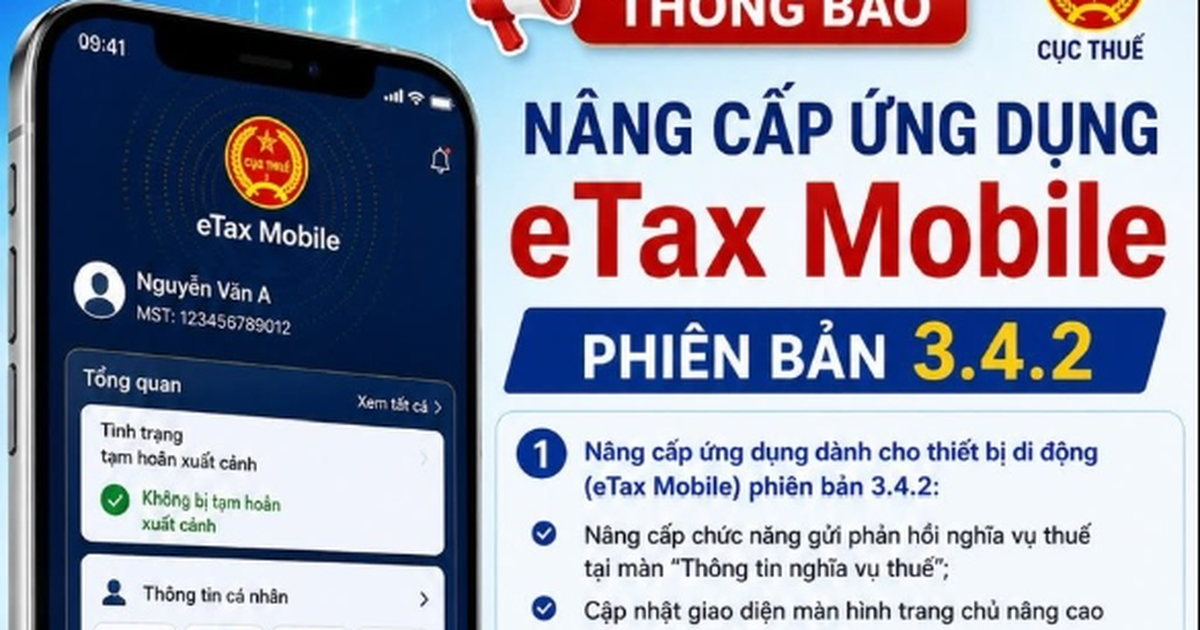 Kiểm tra nợ thuế, tạm hoãn xuất cảnh siêu nhanh trên eTax Mobile