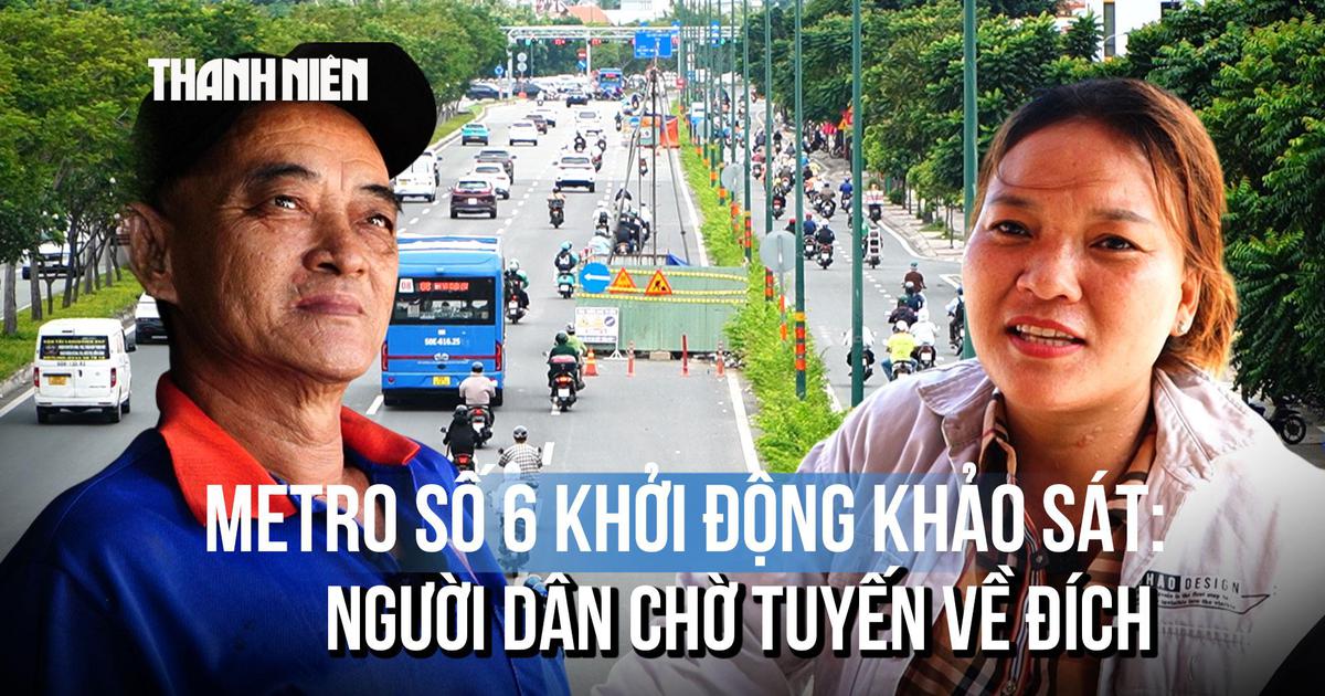 Bắt đầu khoan khảo sát metro số 6: Người dân chờ ngày đến sân bay bằng metro