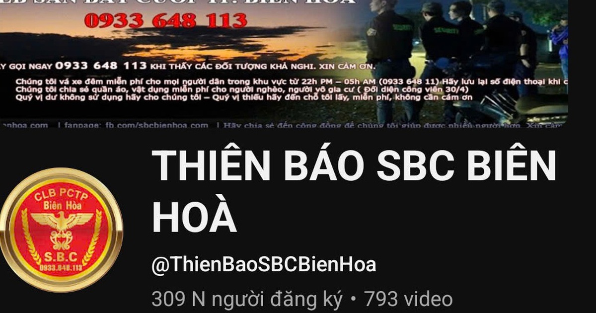 YouTuber ‘THIÊN BÁO SBC BIÊN HÒA’ bị bắt