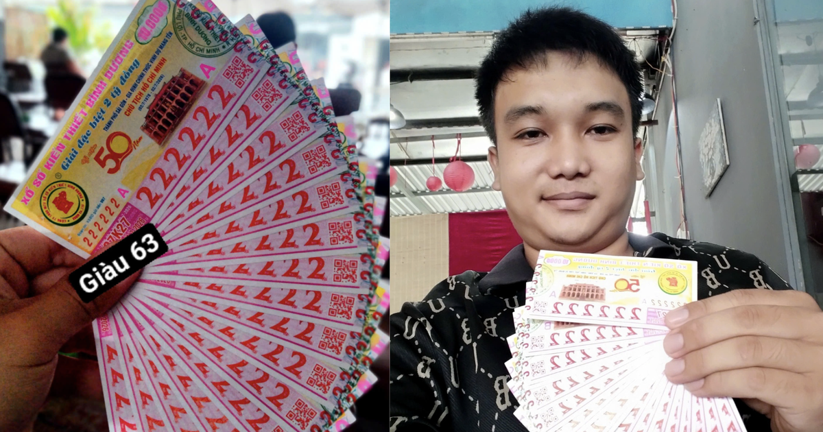 Gặp ch&agrave;ng trai tr&uacute;ng số d&atilde;y 222222 xổ số miền Nam: Từng bất ngờ tr&uacute;ng v&eacute; 888888!