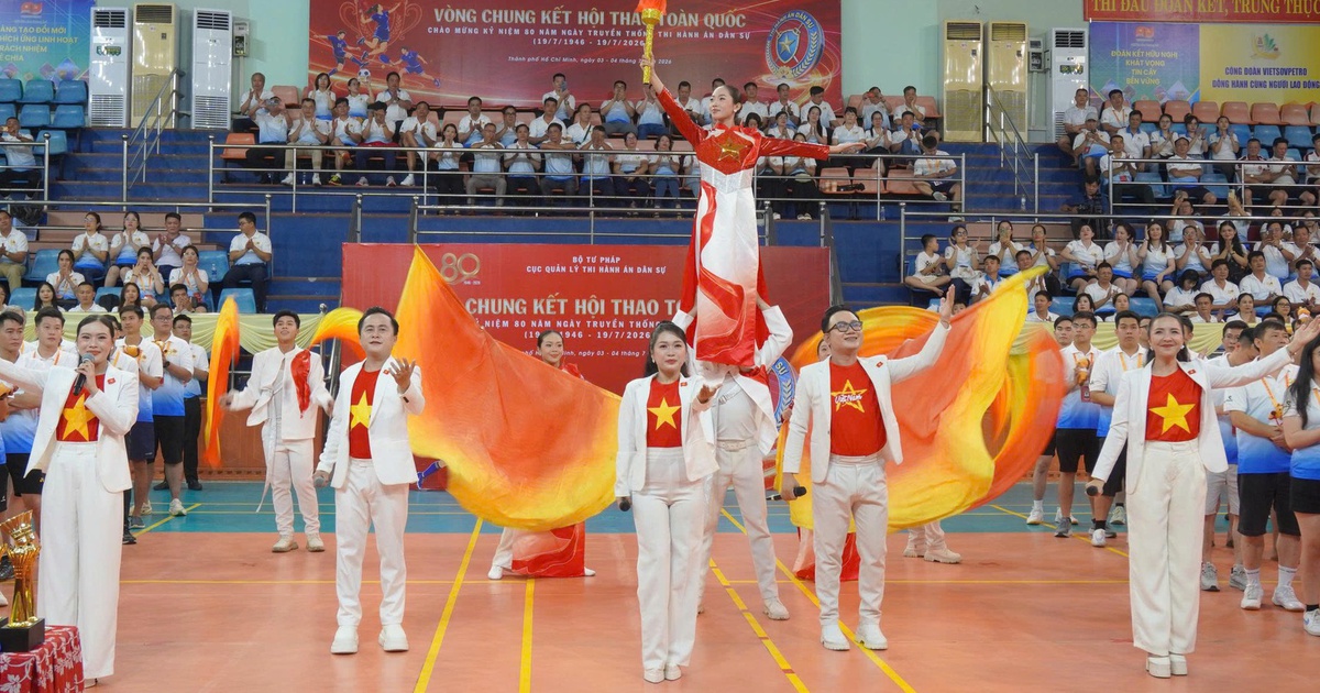 34 tỉnh, th&agrave;nh tranh t&agrave;i tại hội thao ch&agrave;o mừng 80 năm Thi h&agrave;nh &aacute;n d&acirc;n sự