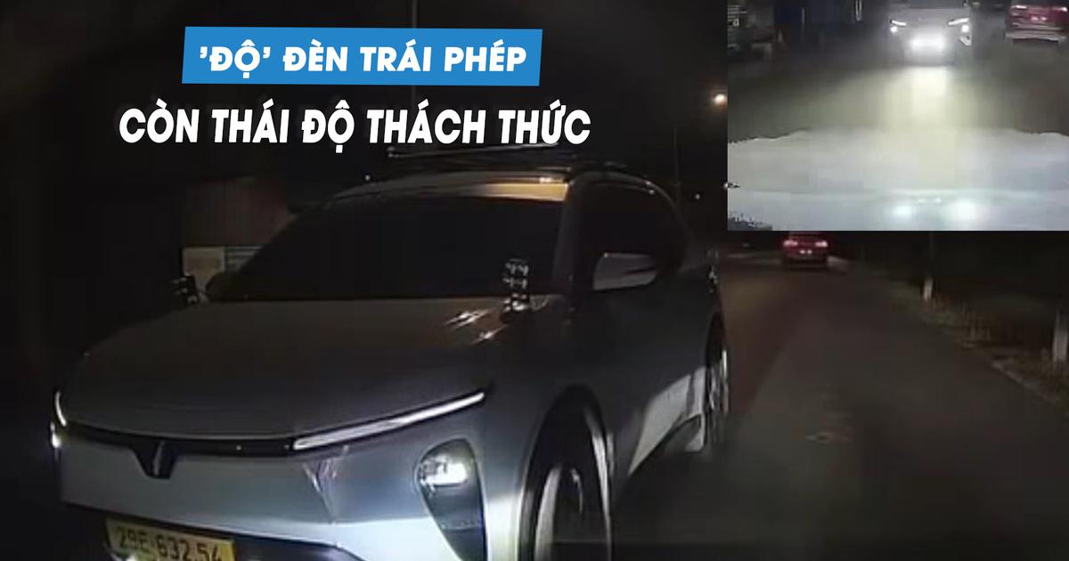 Ô tô 'nháy đèn' loạn xạ trên đường, tài xế đã bị CSGT xử phạt