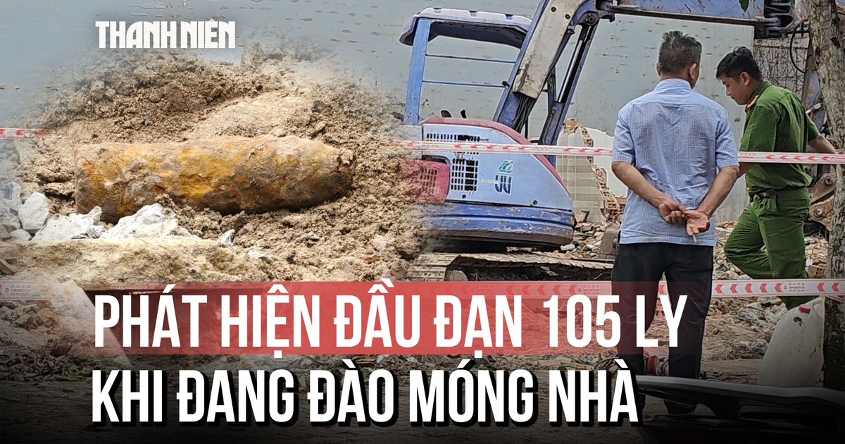 Đang đào móng nhà ở TP.HCM, nhóm công nhân tá hỏa phát hiện vật thể lạ dưới đất