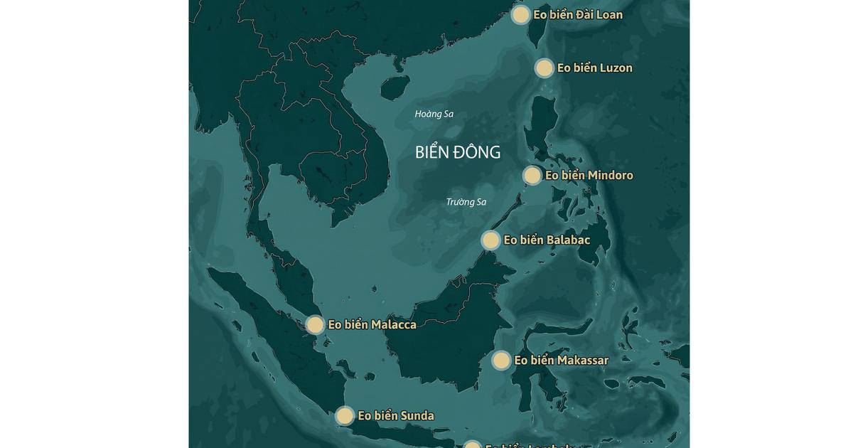 C&aacute;c 'chốt chặn' h&agrave;ng ng&agrave;n tỉ USD quanh Biển Đ&ocirc;ng