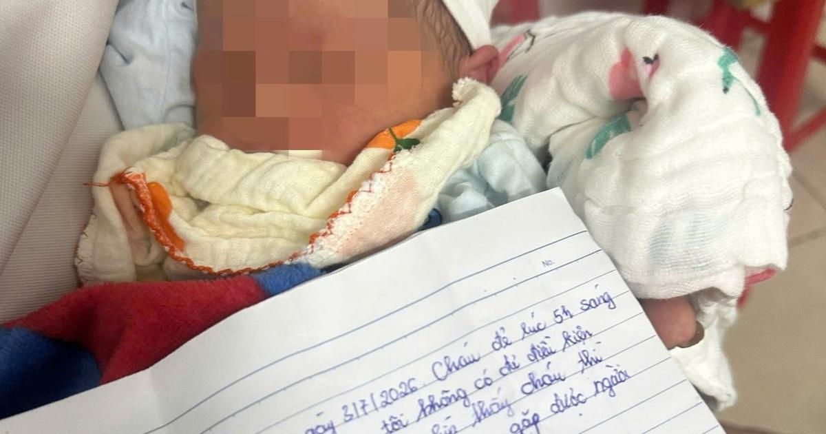 Lạng Sơn: Trẻ sơ sinh bị bỏ rơi c&ugrave;ng thư tay 'mong con gặp người tốt'