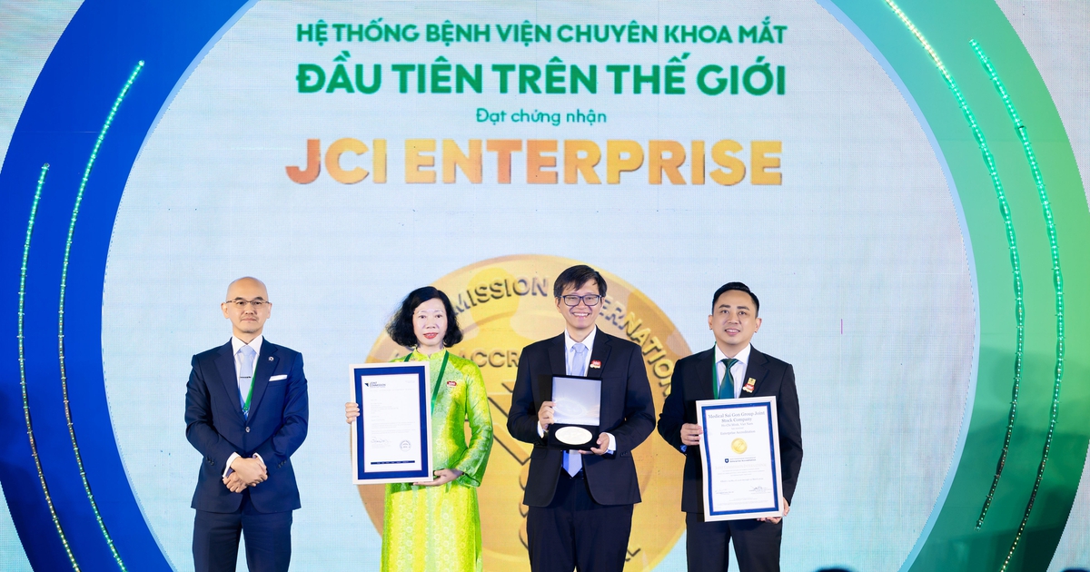 Mắt Sài Gòn là hệ thống bệnh viện mắt đầu tiên trên thế giới đạt JCI Enterprise