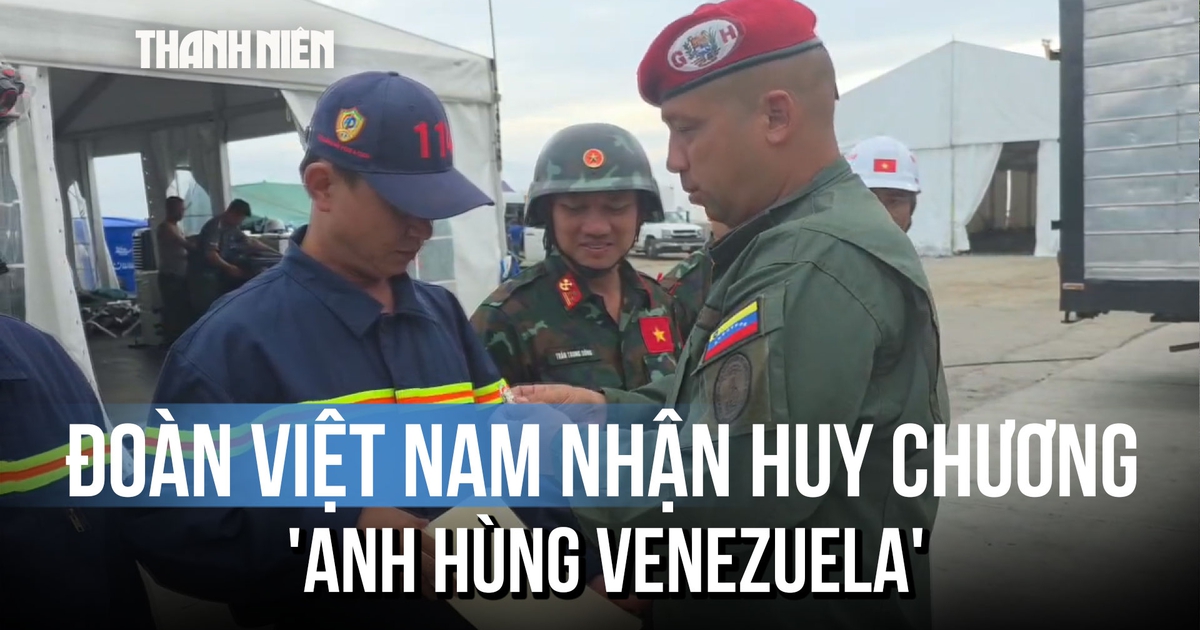 Đoàn cứu nạn Việt Nam nhận huy chương 'Anh hùng Venezuela' hạng nhất