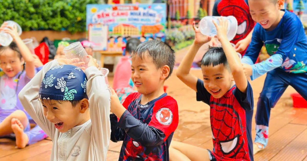 Trẻ mầm non TP.HCM làm gì ở trường trong hè?