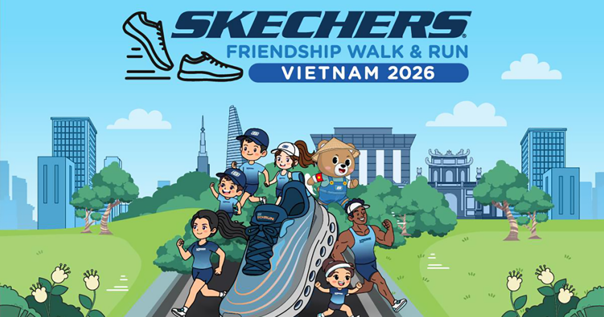 Skechers Friendship Walk & Run 2026 thêm hạng mục Kids Run, thu hút 6.000 người tham gia