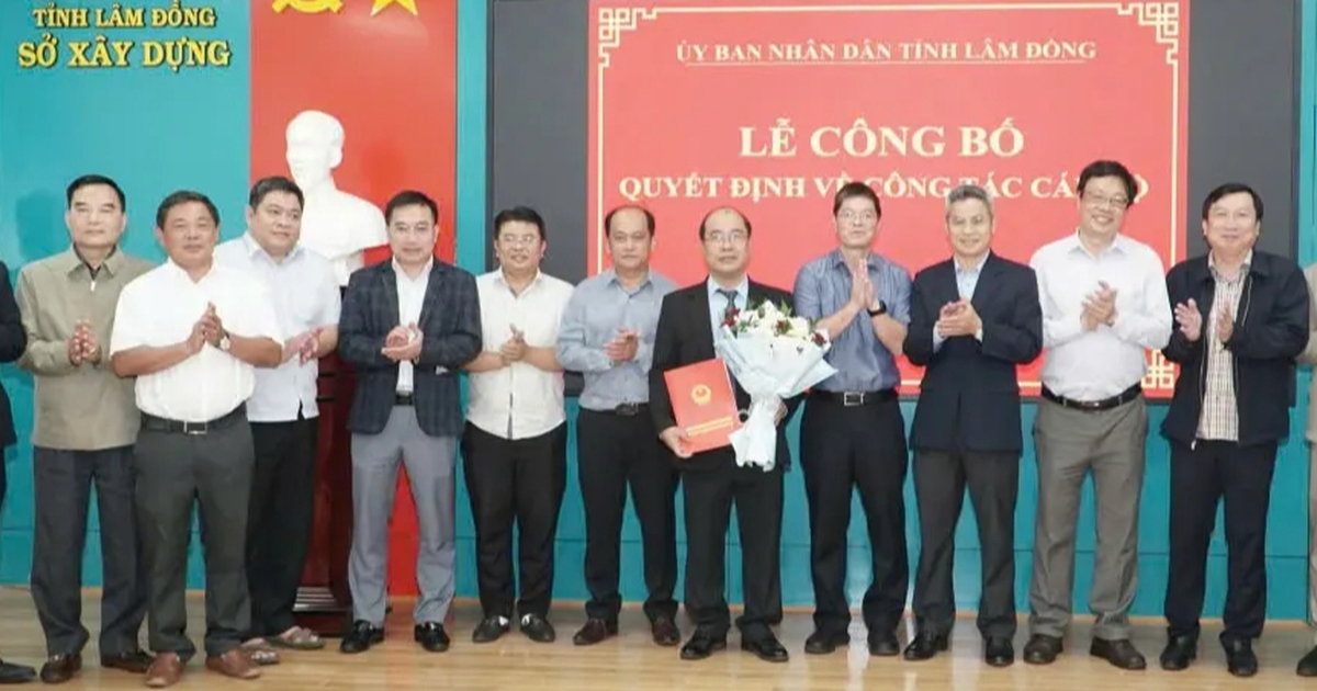 Ph&oacute; trưởng ban Nội ch&iacute;nh Tỉnh ủy L&acirc;m Đồng được giao quyền Gi&aacute;m đốc Sở X&acirc;y dựng