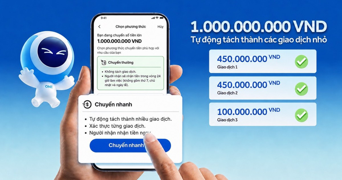 Không để giao dịch lớn làm chậm dòng tiền kinh doanh, ACB ONE nâng cấp tách lệnh