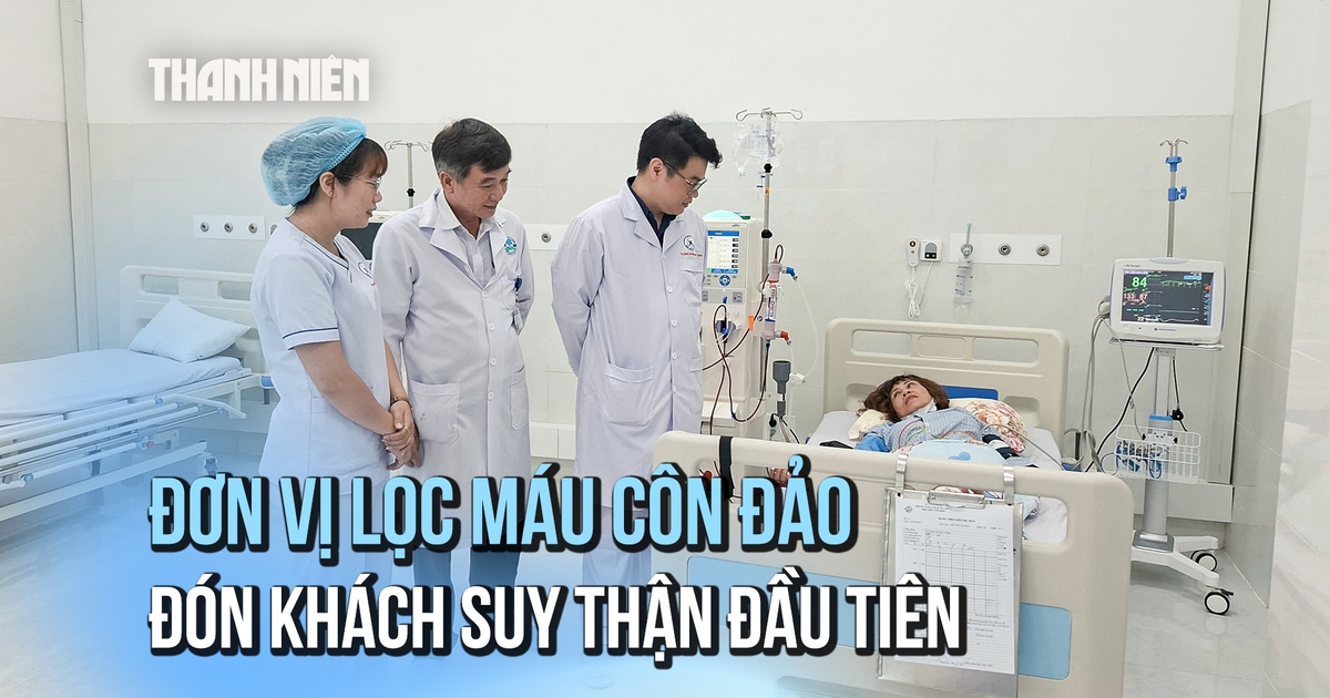 Đơn vị lọc máu tại Côn Đảo đón những du khách suy thận đầu tiên