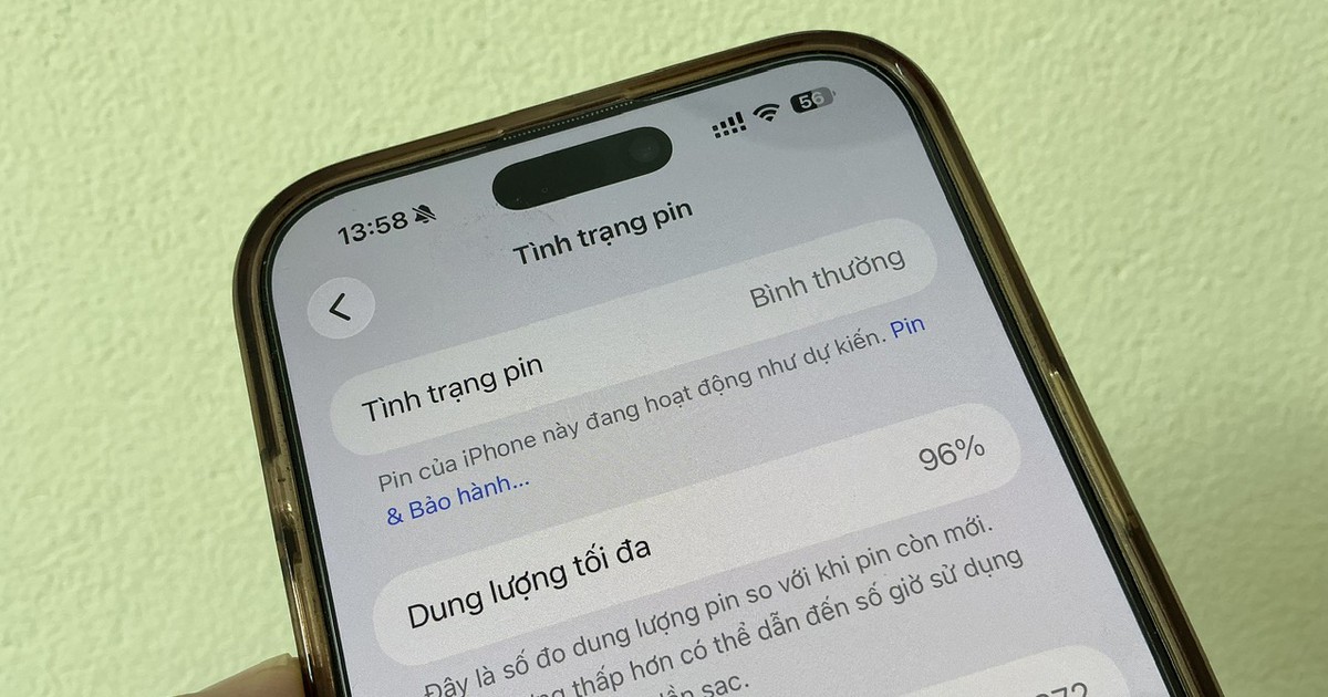 Vì sao iPhone đột nhiên không hiển thị tình trạng pin?
