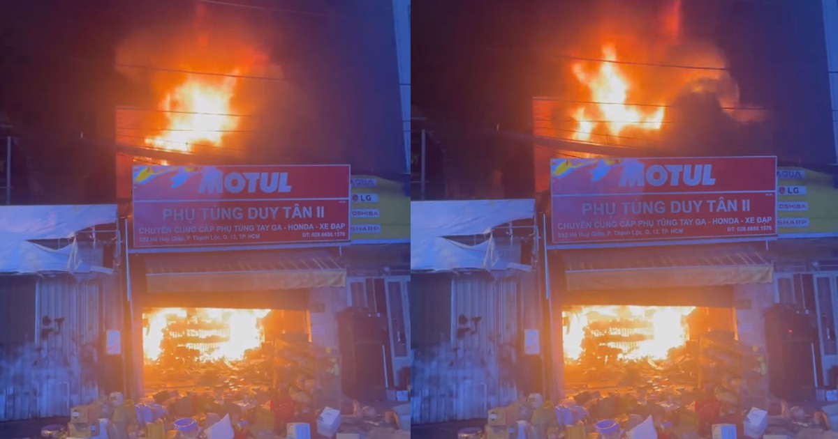 TP.HCM: Điều tra vụ cháy tiệm phụ tùng xe máy, làm rõ thông tin nghi phóng hỏa