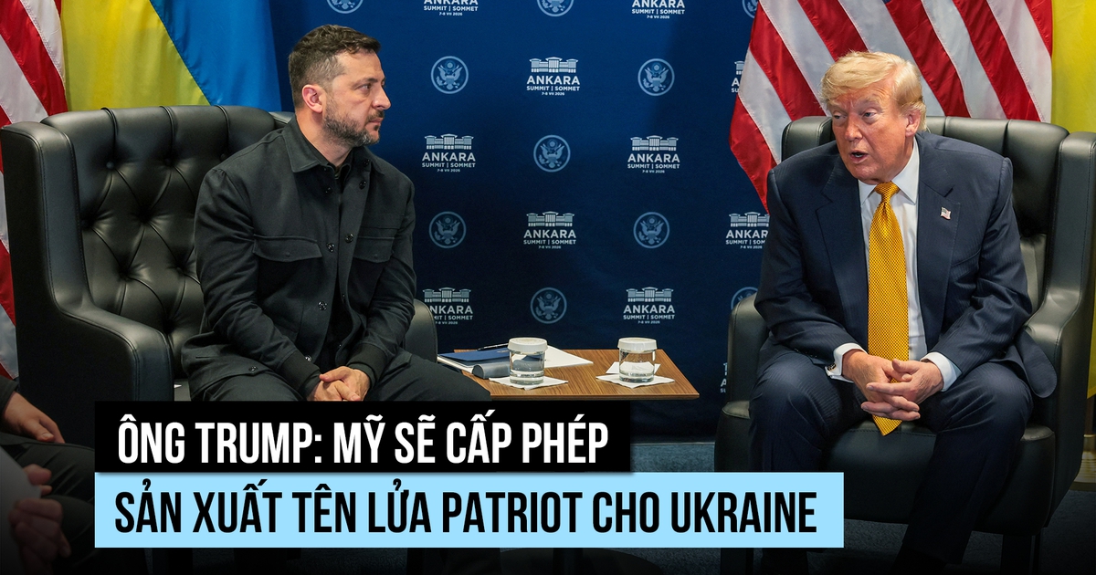 Ông Trump hứa Ukraine sẽ được phép sản xuất tên lửa Patriot