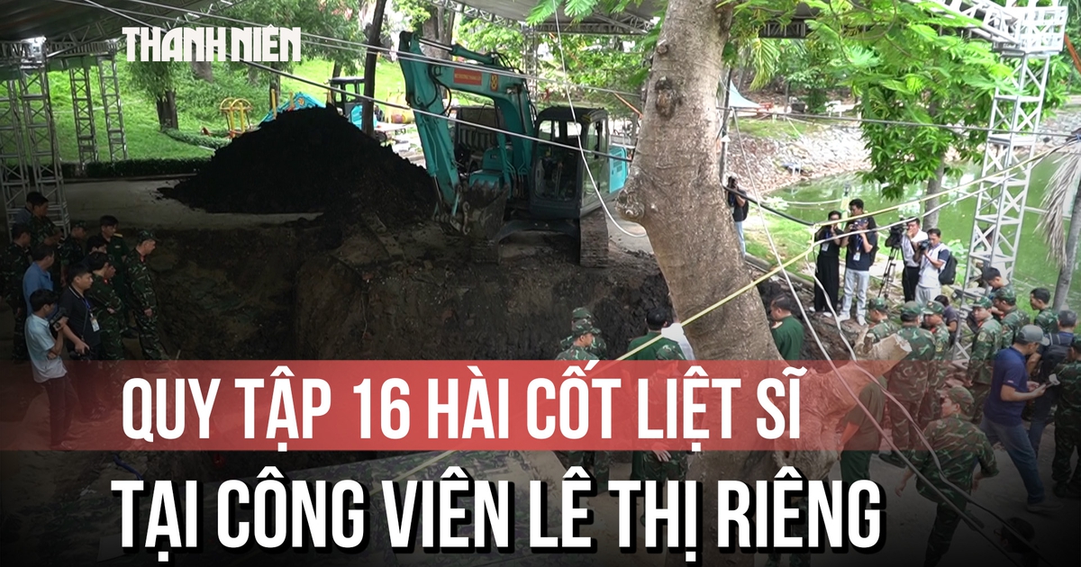 Mở rộng quy tập hài cốt liệt sĩ theo từng lớp tại công viên Lê Thị Riêng