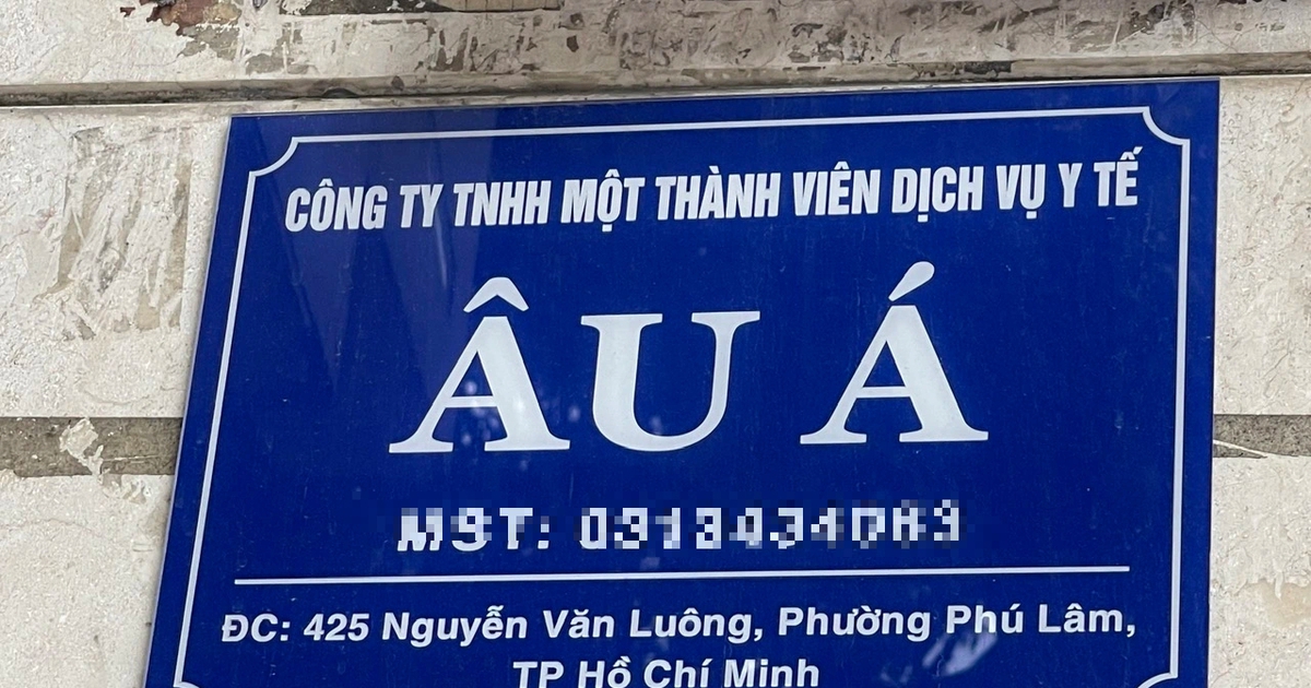 TP.HCM: Ph&ograve;ng kh&aacute;m đa khoa &Acirc;u &Aacute; bị xử phạt 123 triệu đồng, đ&igrave;nh chỉ 4,5 th&aacute;ng