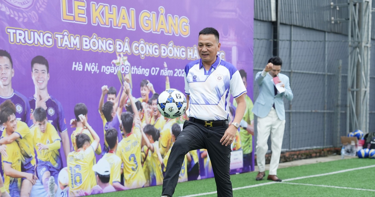 Trung tâm Bóng đá cộng đồng Hà Nội FC ra mắt ở 4 địa chỉ, hoàn toàn miễn phí