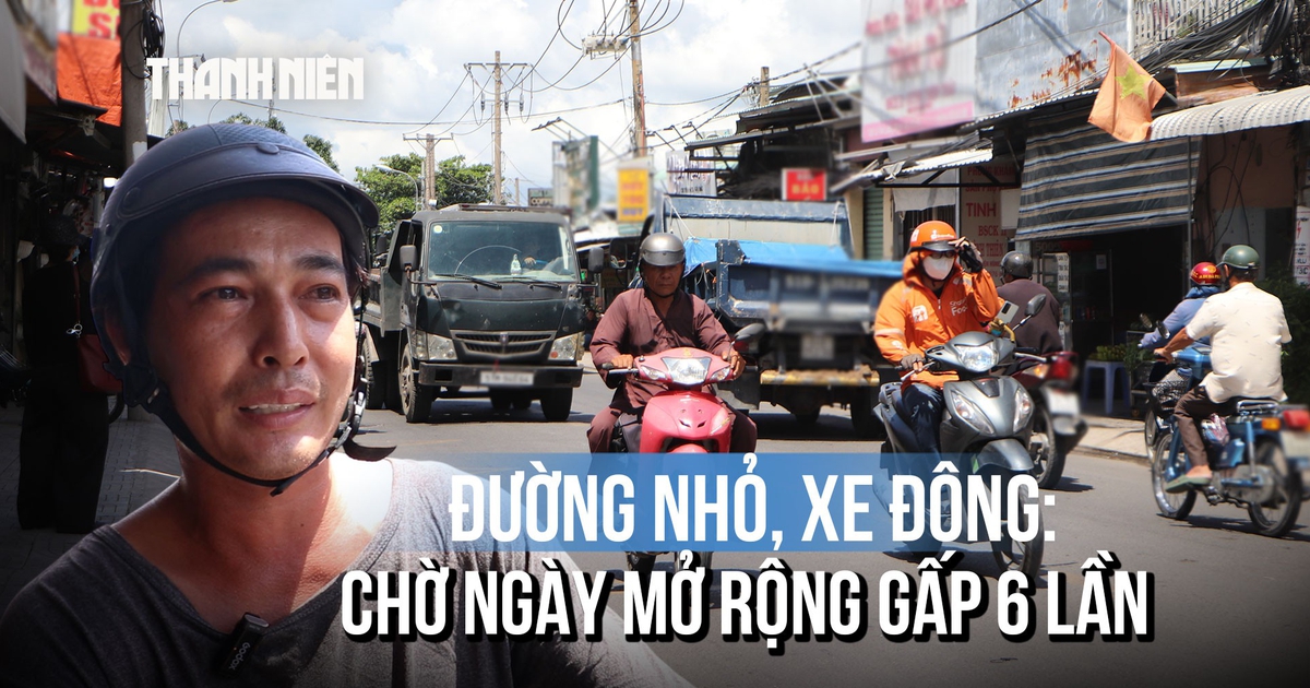 Nhiều năm kẹt xe, ngập nước, tuyến đường này sắp được mở rộng gấp 6 lần