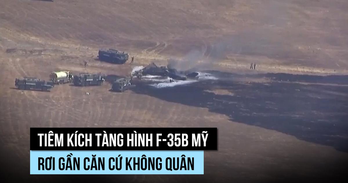 Thủy quân lục chiến Mỹ mất một F-35B trong vụ rơi gần căn cứ