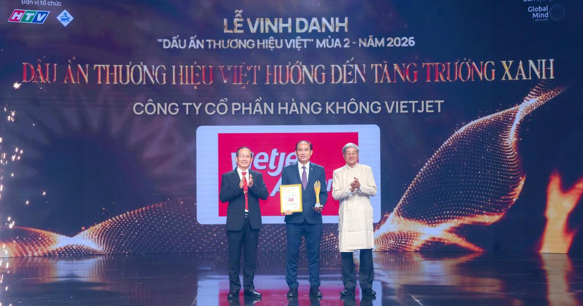 Vietjet với ‘Dấu ấn thương hiệu Việt hướng đến tăng trưởng xanh’