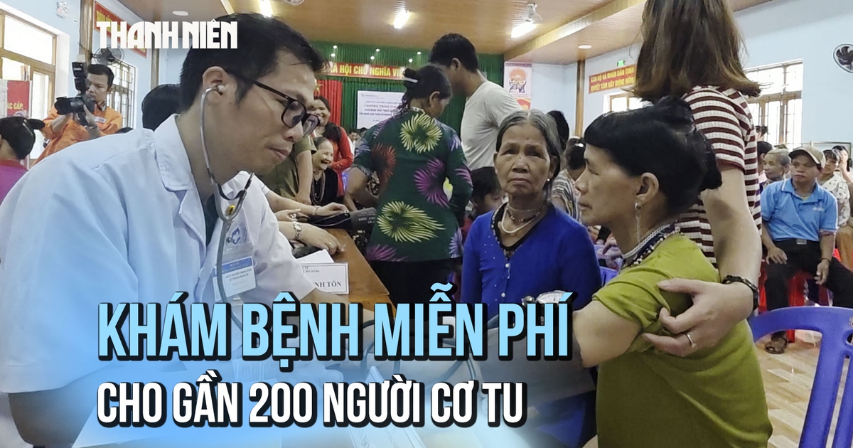 Vượt núi, bác sĩ đến khám bệnh miễn phí cho gần 200 người Cơ Tu