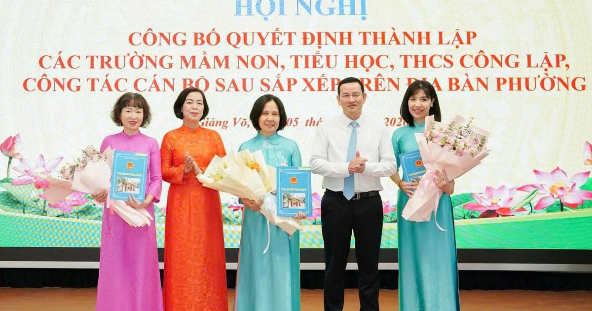 Bộ GD-ĐT lưu ý bố trí hiệu trưởng, hiệu phó khi sắp xếp trường học