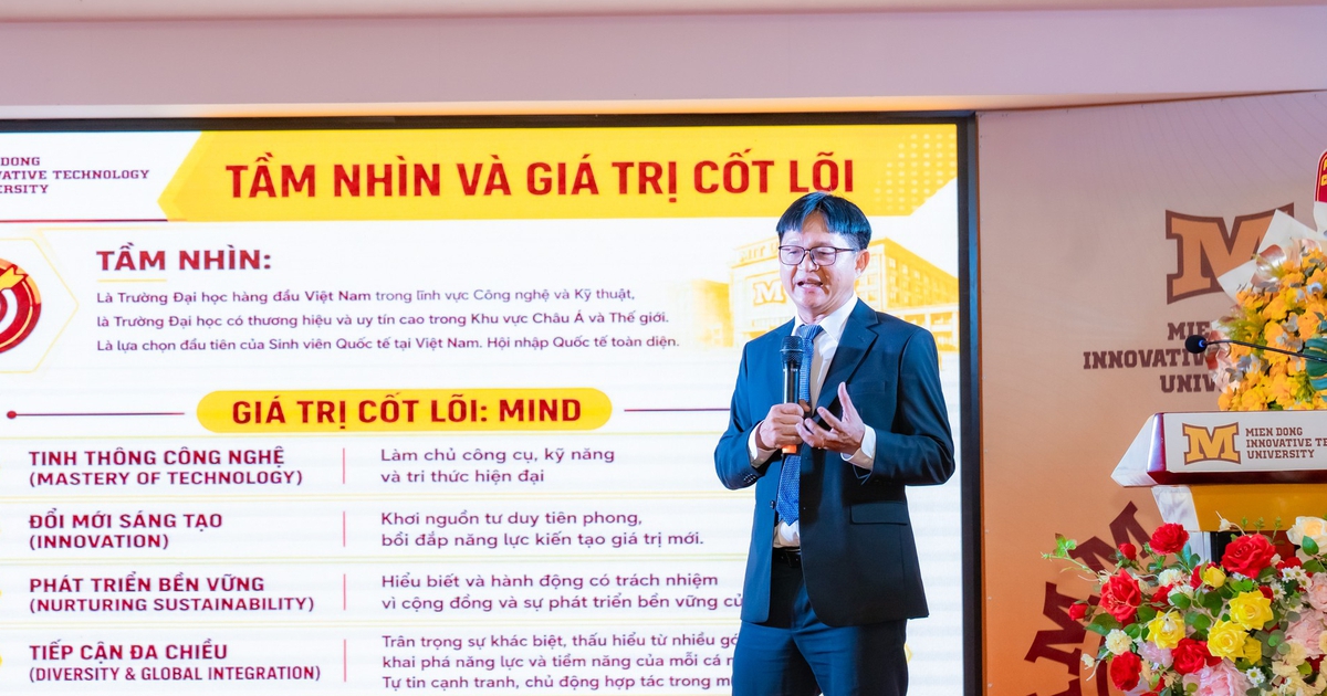 Trường ĐH Công nghệ Miền Đông có hiệu trưởng mới là giáo sư cơ học