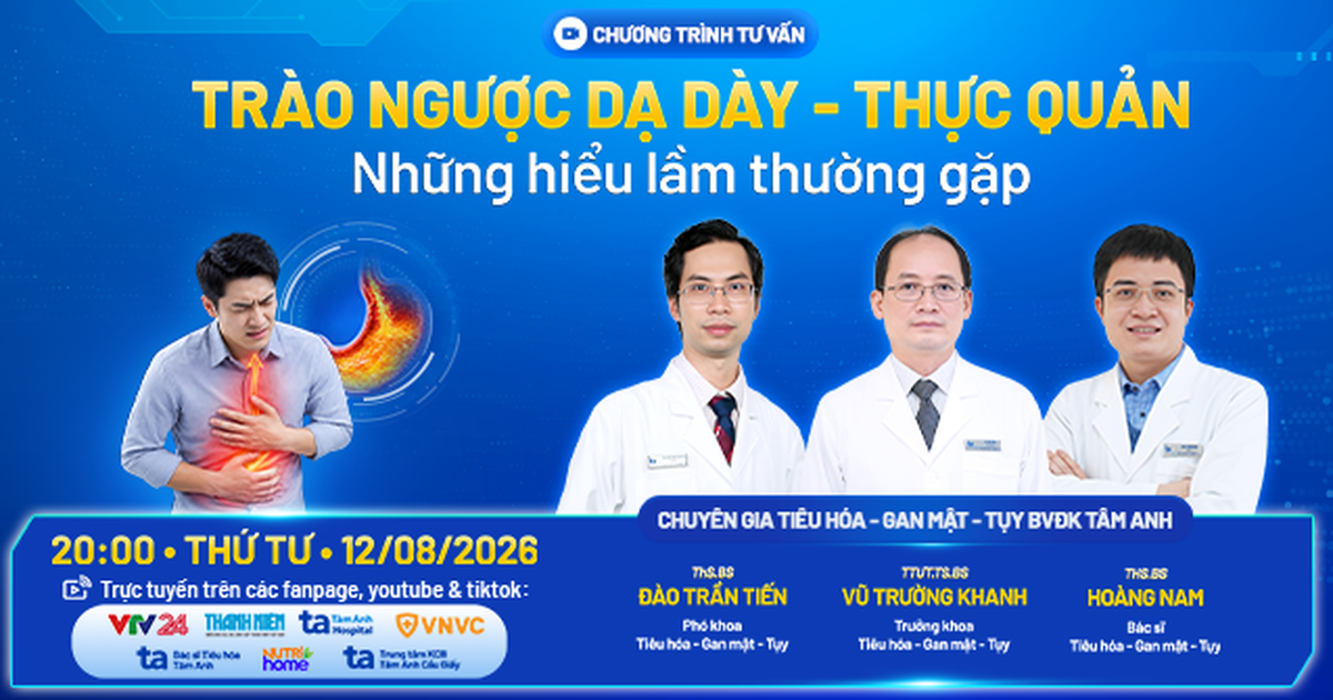 Trào ngược dạ dày - thực quản: Những hiểu lầm thường gặp
