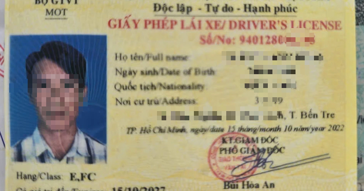 Chỉ có bằng B2, tài xế dùng bằng lái xe giả chạy đầu kéo kiếm thu nhập