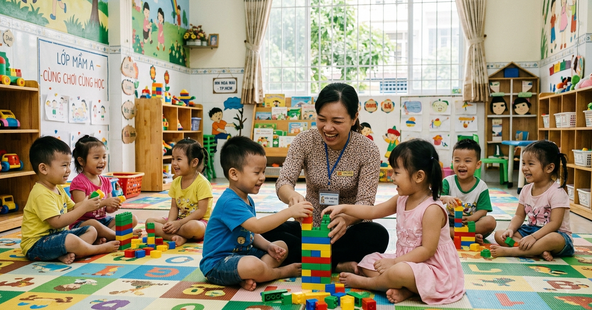 Hơn 6.000 giáo viên mầm non TP.HCM chưa đạt chuẩn đào tạo