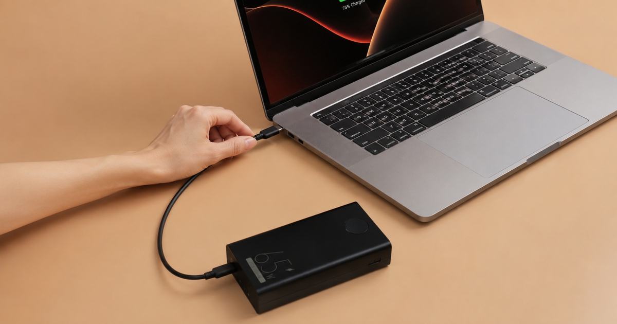 Có nên sạc laptop bằng pin dự phòng?