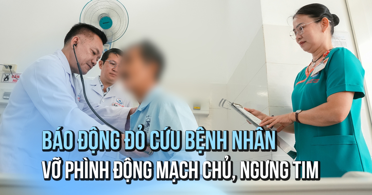 Báo động đỏ cứu bệnh nhân vỡ phình động mạch chủ bụng, ngừng tim trên bàn mổ