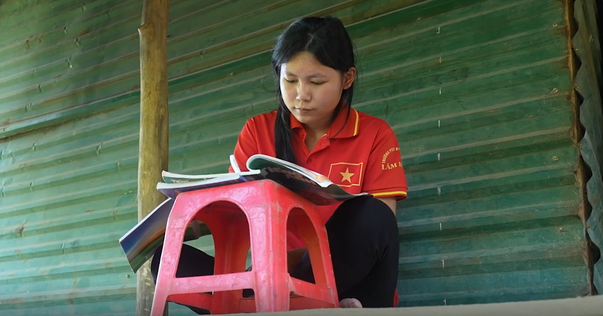 Lê Thúy, Nguyễn Trần Trung Quân giúp cô bé 14 tuổi nuôi ước mơ đến trường