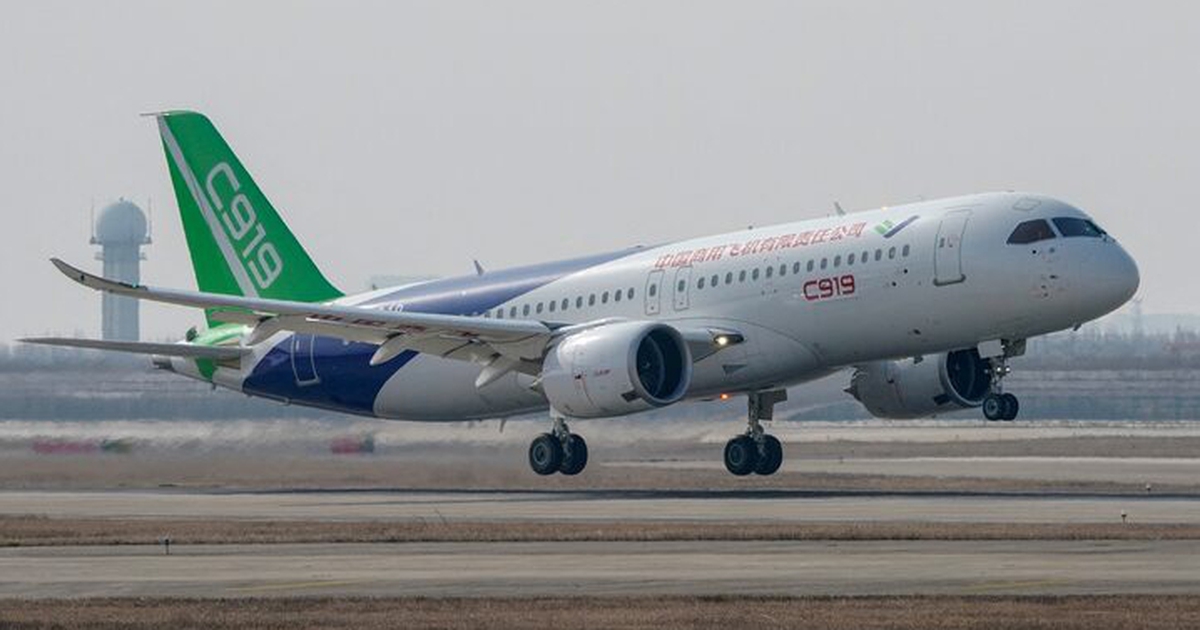 Máy bay nội địa C919 của Trung Quốc lần đầu bay tuyến thương mại quốc tế
