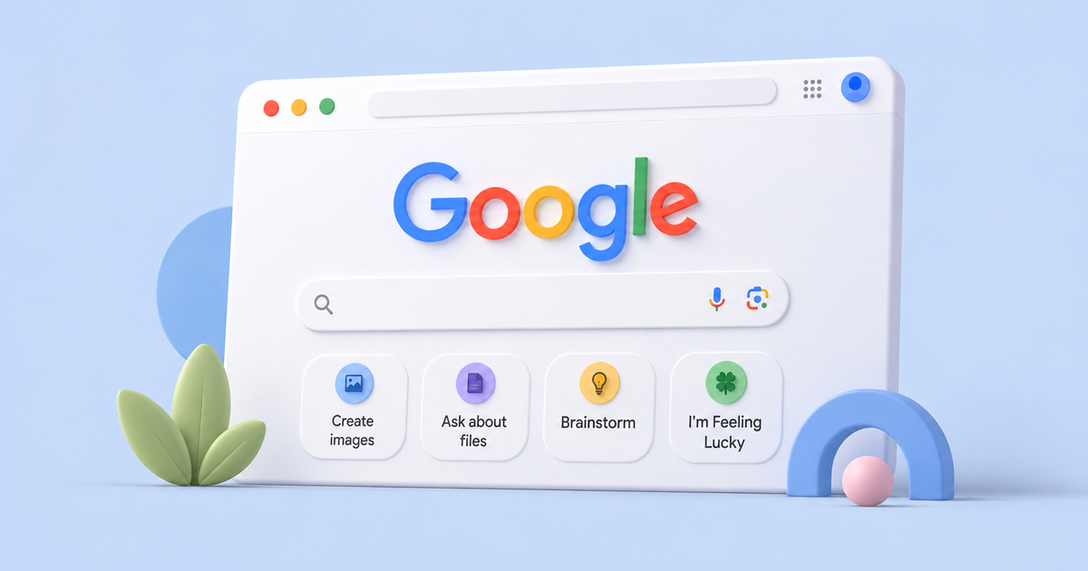 Google thử nghiệm giao diện mới, loại bỏ nút tìm kiếm khỏi trang chủ