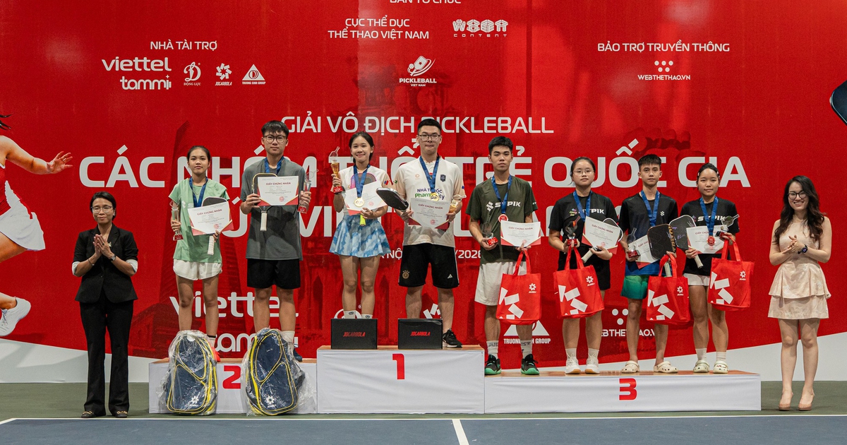 Cúp Viettel Tammi 2026 thành công, pickleball Việt Nam thêm nhiều tài năng triển vọng