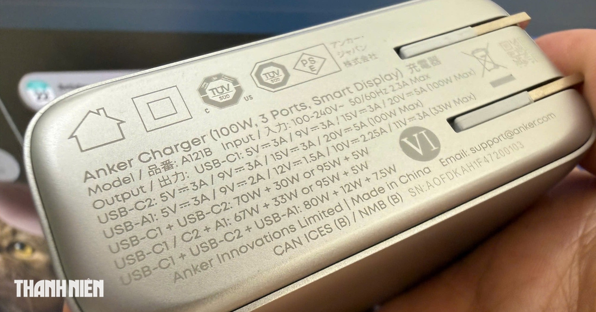 Một thông số ít người để ý nhưng quan trọng khi mua sạc USB-C