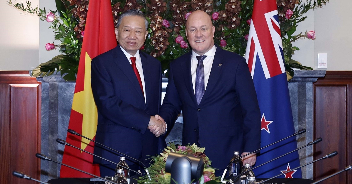 Tổng Bí thư, Chủ tịch nước Tô Lâm hội đàm với Thủ tướng New Zealand