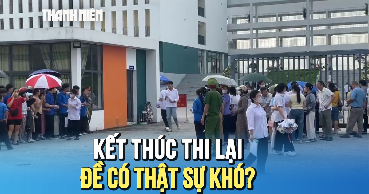 Kết thúc kỳ thi lại tại Tuyên Quang: Đề có thật sự khó?