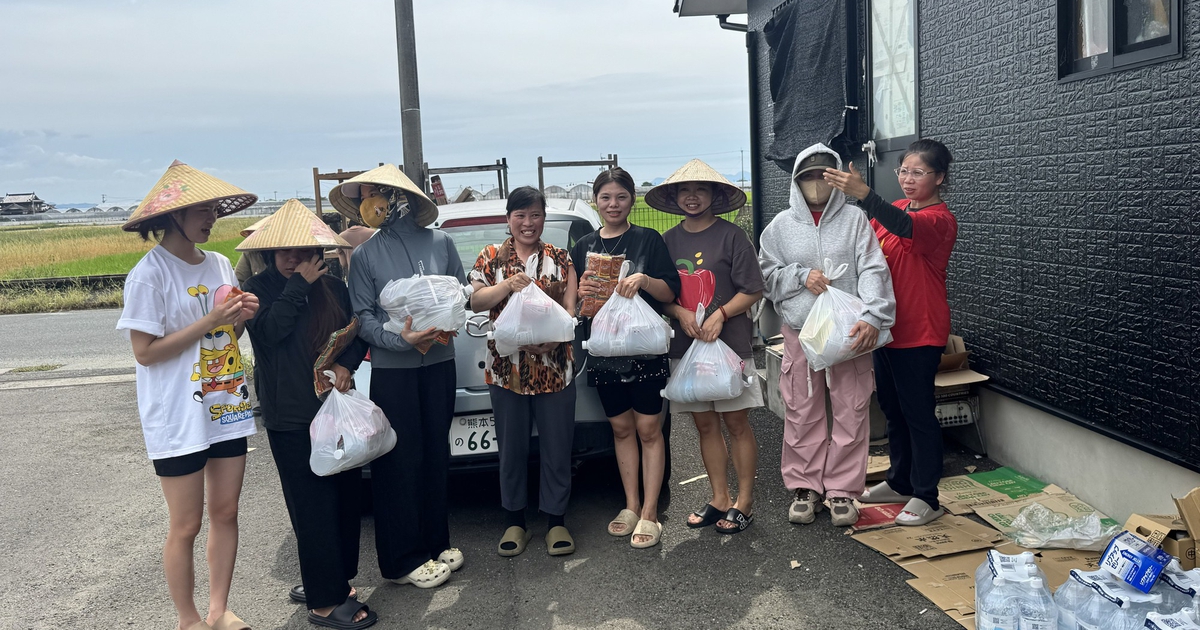 Cứu trợ công dân Việt Nam bị thảm họa động đất ở Kumamoto Nhật Bản