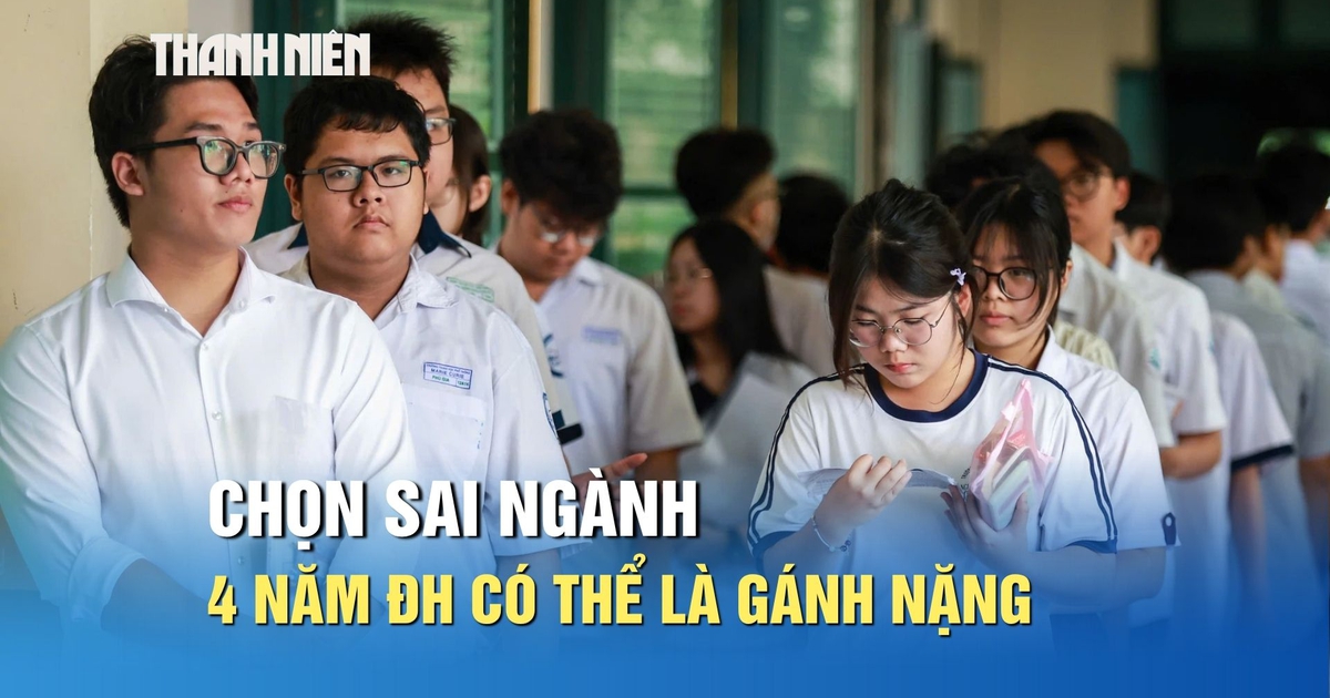 Tuyển sinh 2026: Chọn sai ngành, 4 năm đại học có thể thành gánh nặng
