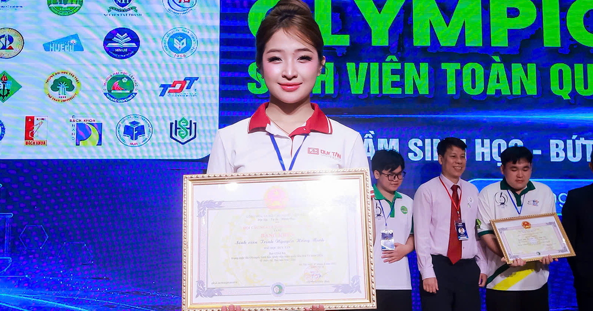 Giọng hát Việt nhí học bác sĩ Răng - Hàm - Mặt DTU giành giải ba Olympic sinh học 2026