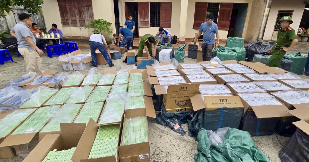 Công an bắt giữ vụ buôn bán hơn 50.000 bao thuốc lá nhập lậu